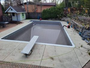 Middleton, WI. Merlin Value-Max Eagle beach Tile Border with Gold Coast Bottom, in the .27.20 mil