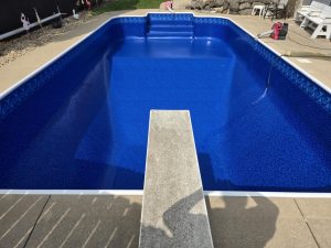 Madison, WI. Latham Super-Max Terrazzo Tile Border with Electric Aquarius Bottom, in the .27.27 mil