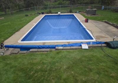 Monona, WI. Merlin Aqua-Max Going, Going, Gone Cobalt Tile Border with Malibu Bottom, in the .20 mil