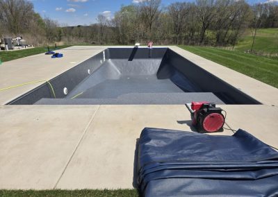 Rio, WI. Latham Stardust Grey, All Over Bottom, in the .27 mil