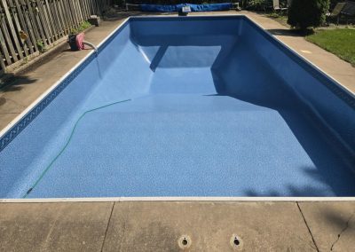 Madison, WI. Merlin Aqua-Max Palmetto Bay tile Border with Brava Beach Bottom, in the .20 mi