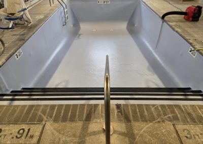 Verona, WI. Merlin Solid Light Blue, All Over Bottom, in the .20 mil., with Safety Stripes, depth markers, and Textured Steps