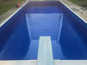 Middleton, WI. Latham Super-Max Terrazzo Tile Border with Electric Aquarius Bottom, in the .27 mil